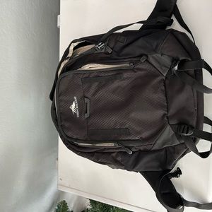 High sierra black backpack